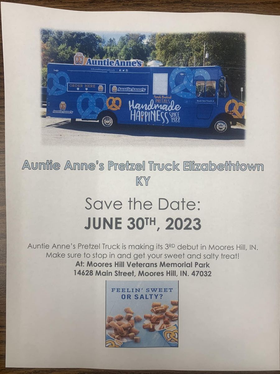 Auntie Anne's Truck Flyer 2023